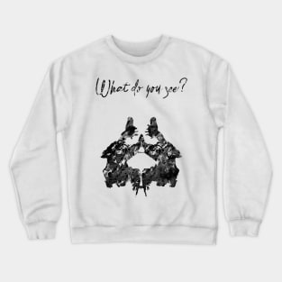 Rorschach inkblot test Crewneck Sweatshirt